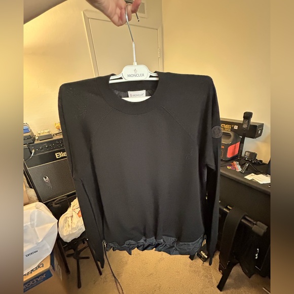 Moncler Classic Black Pullover size small - Picture 1 of 6